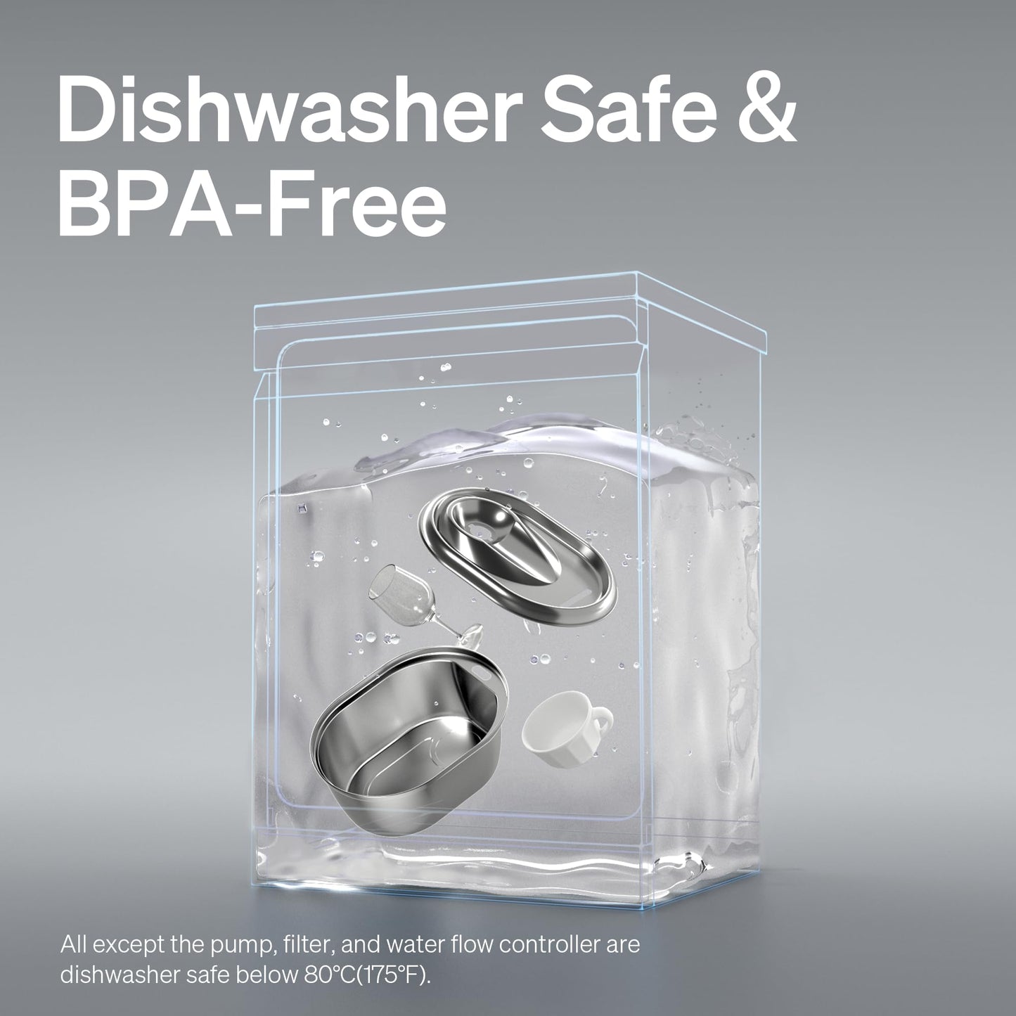 Quiet Replacement Pump for Pet Water Fountains