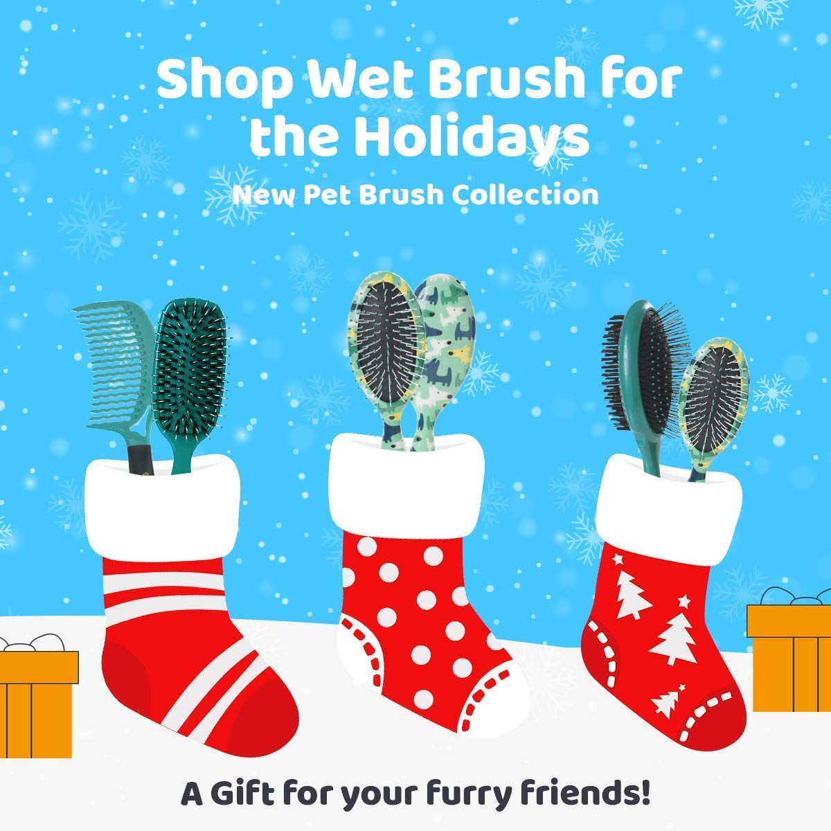 Pet Detangling Brush for Smooth Coat Care