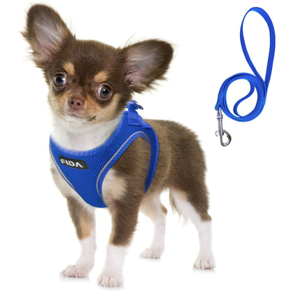 Breathable Dog Harness & Leash Set