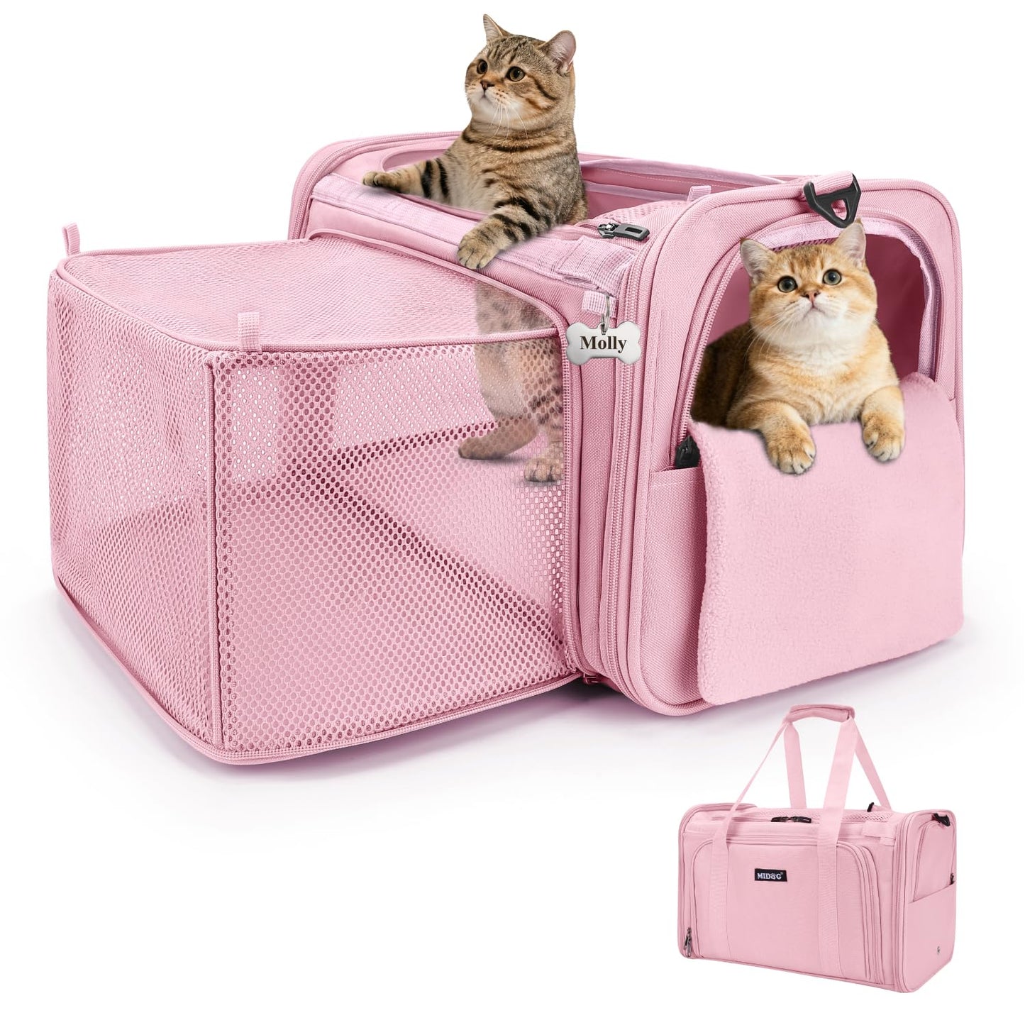 Expandable Airline-Approved Soft Cat Carrier