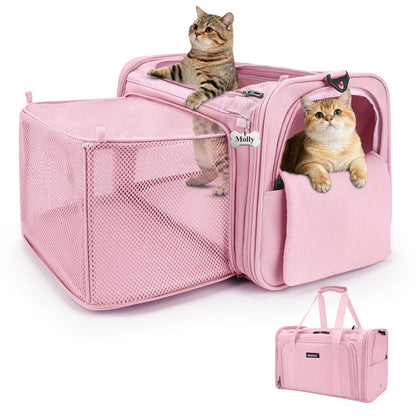 Expandable Airline-Approved Soft Cat Carrier