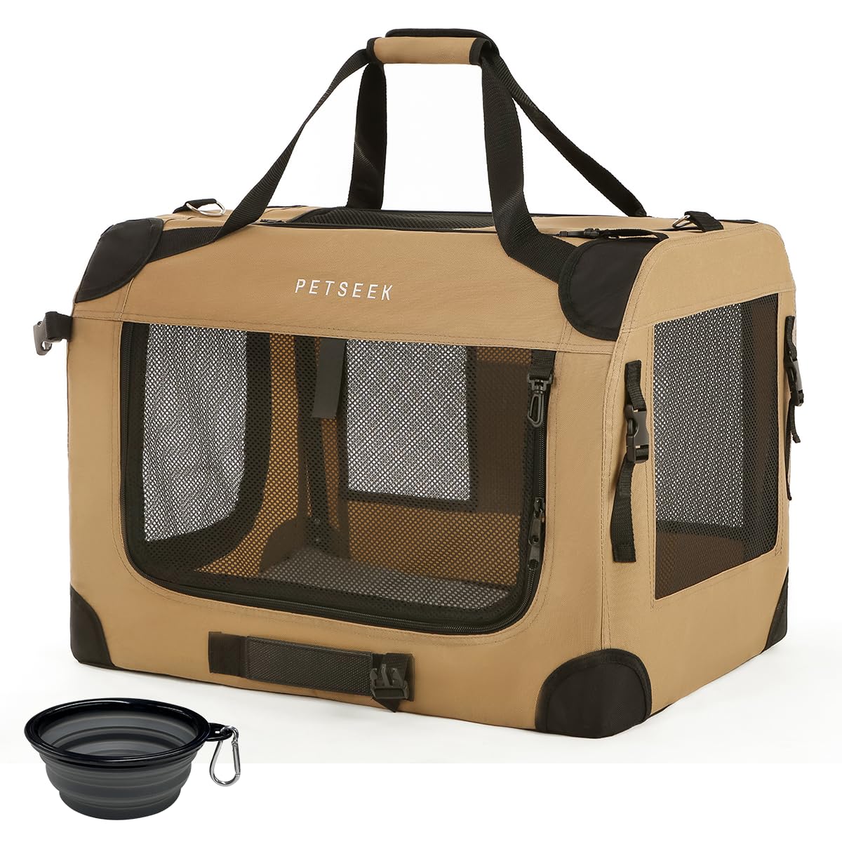 Extra-Large Soft-Sided Pet Carrier, Foldable