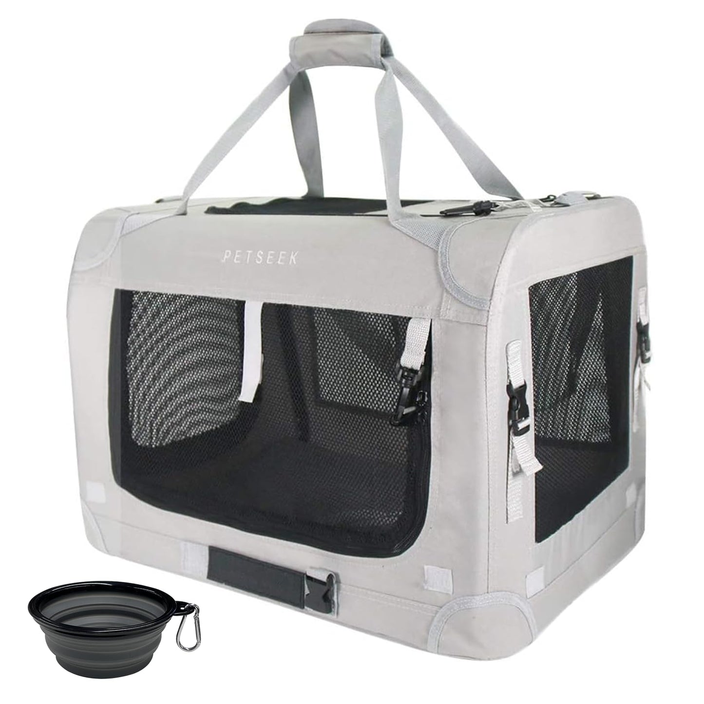 Extra-Large Soft-Sided Pet Carrier, Foldable