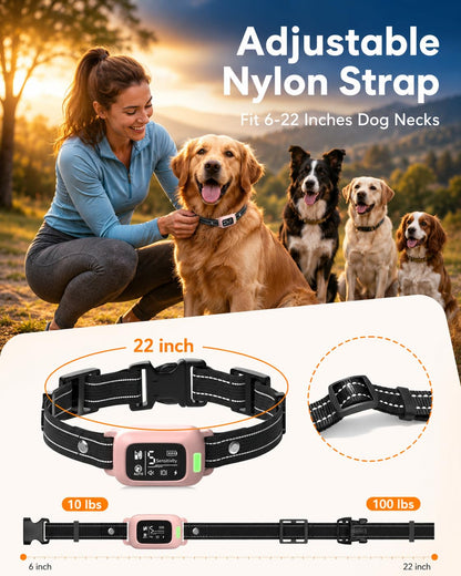 2-in-1 Dog Training & Anti-Bark Collar with Remote
