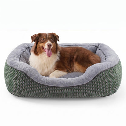 Orthopedic Calming Dog Bed with Anti-Slip Bottom