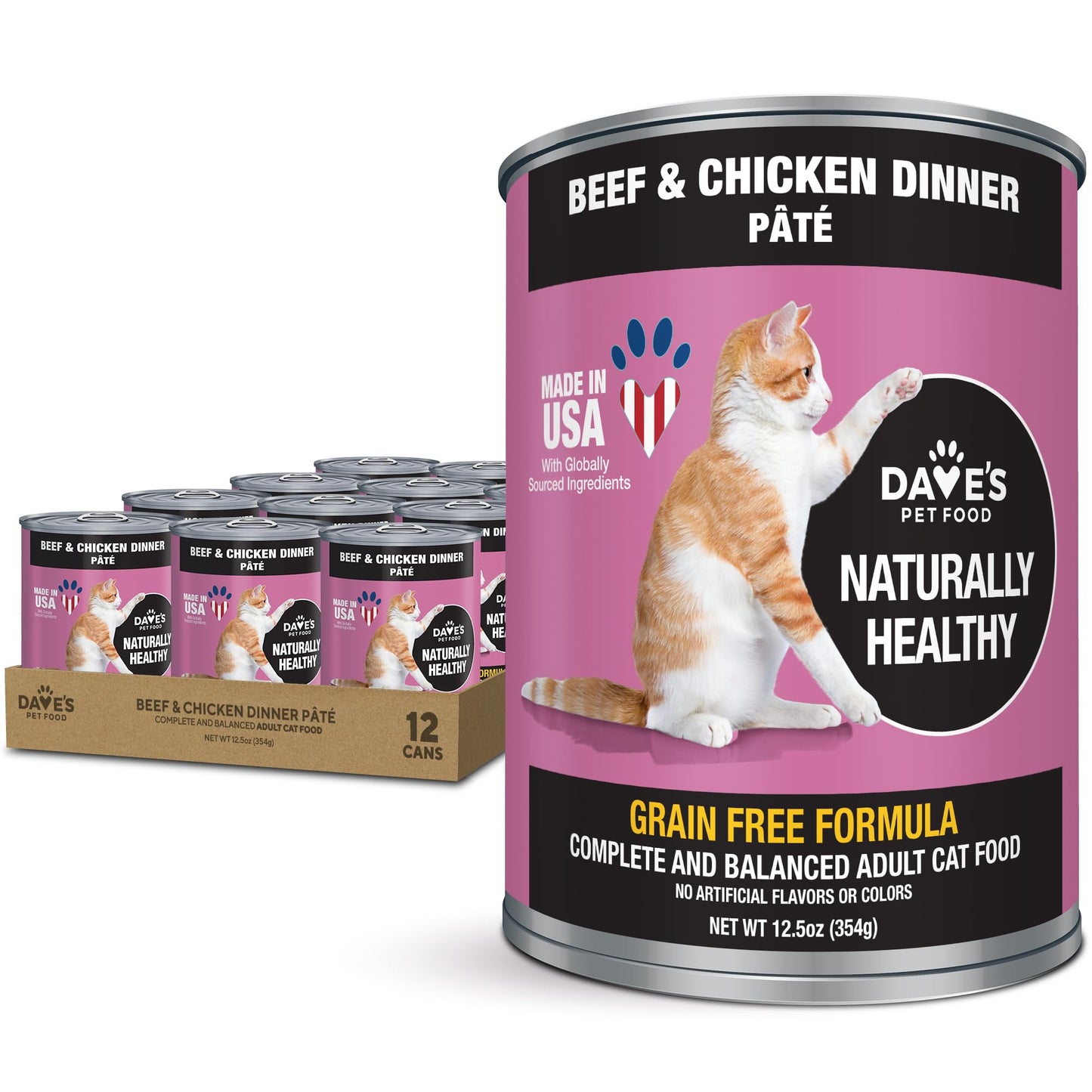 Natural Wet Cat Food Pâté & Chunks