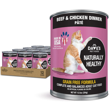 Natural Wet Cat Food Pâté & Chunks