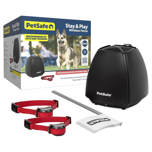 Wireless Dog Fence with Rechargeable Training Collar