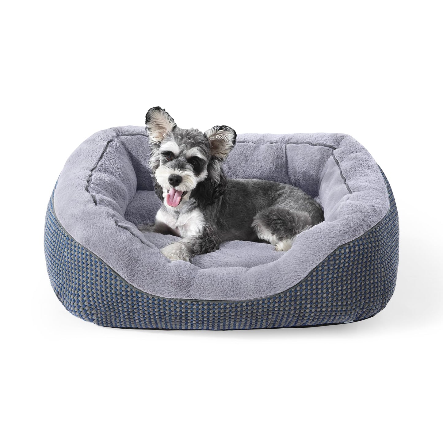Orthopedic Calming Dog Bed with Anti-Slip Bottom