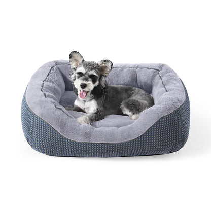 Orthopedic Calming Dog Bed with Anti-Slip Bottom