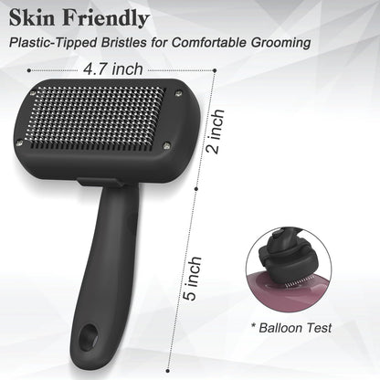 Self-Cleaning Deshedding Brush for Dogs & Cats