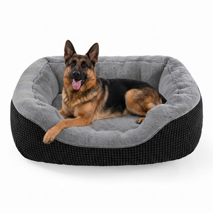 Orthopedic Calming Dog Bed with Anti-Slip Bottom