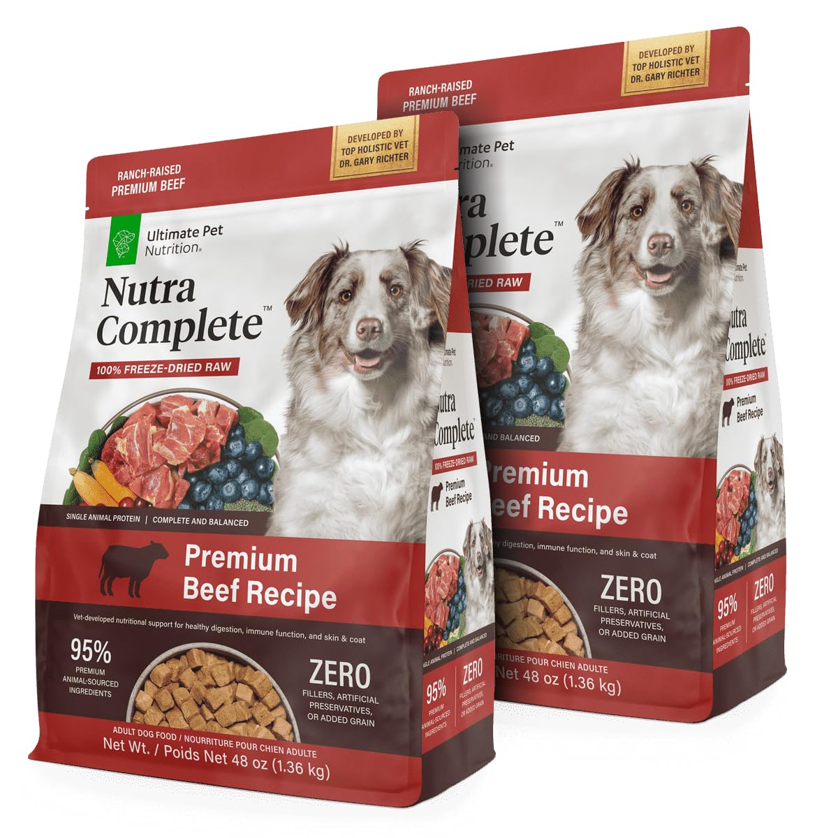 Freeze-Dried Raw Dog Food with Prebiotics