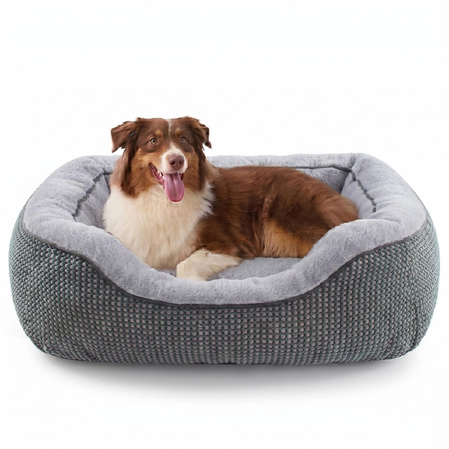 Orthopedic Calming Dog Bed with Anti-Slip Bottom