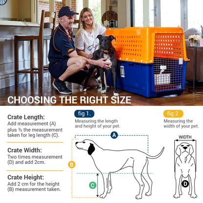 Pet Crate, Airline Approved Pet Carrier, 7 Sizes