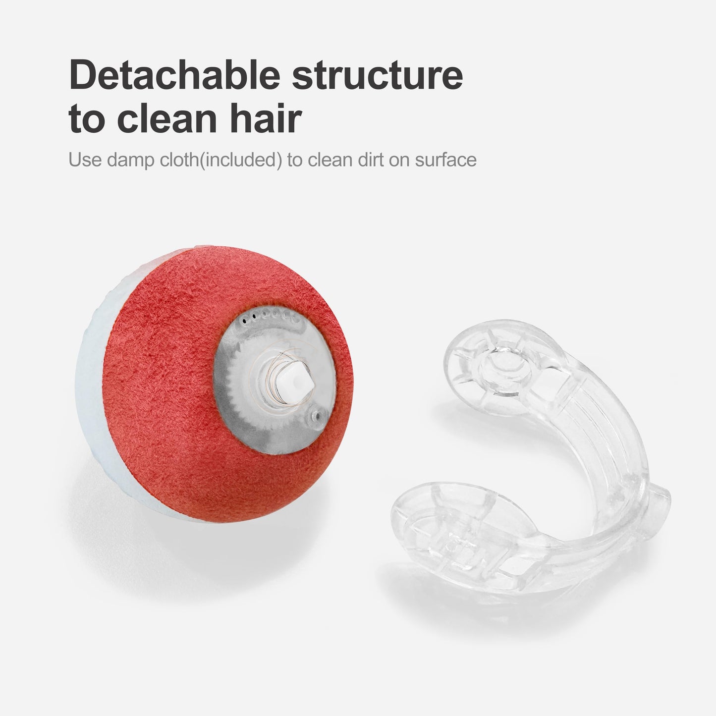 Interactive Moving Cat Ball with Mesh Tail
