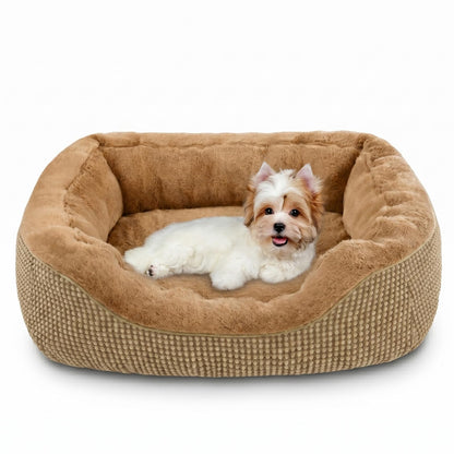 Orthopedic Calming Dog Bed with Anti-Slip Bottom