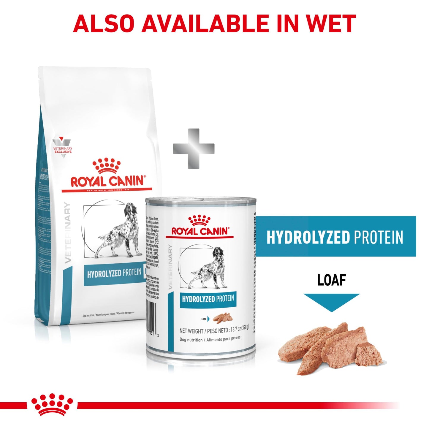 Hydrolyzed Protein Adult Wet Dog Food Loaf
