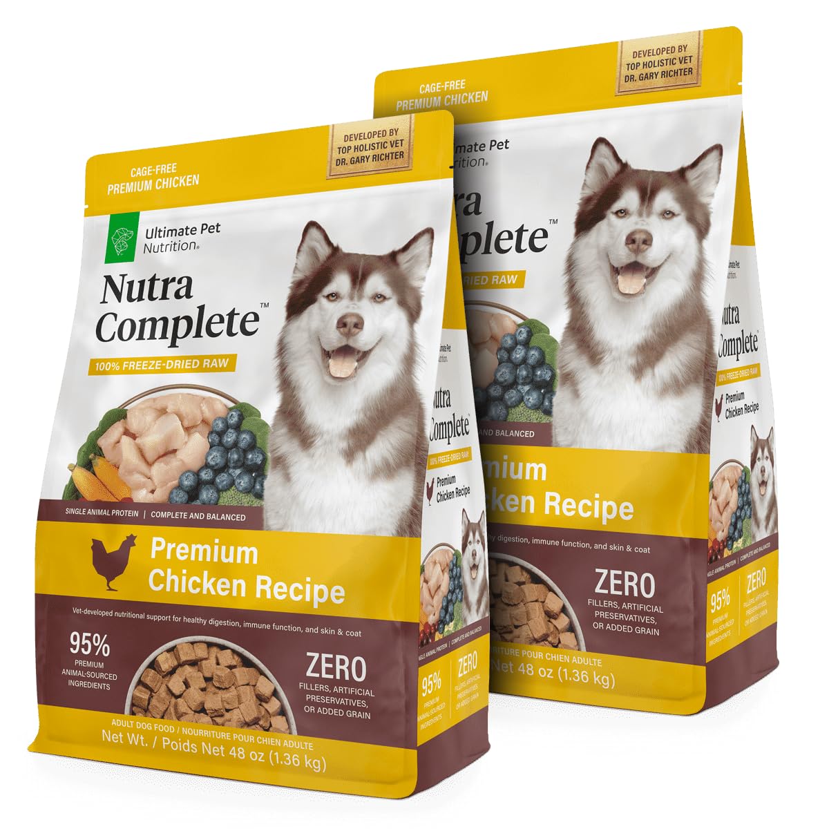 Freeze-Dried Raw Dog Food with Prebiotics