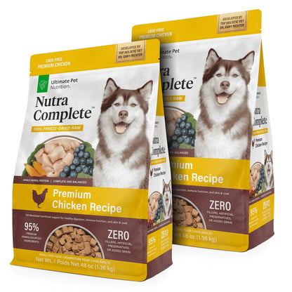 Freeze-Dried Raw Dog Food with Prebiotics