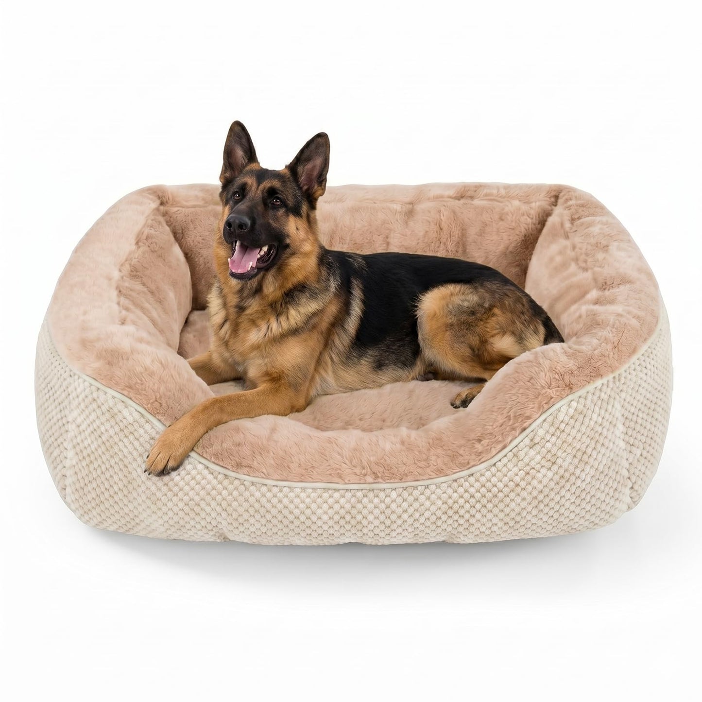 Orthopedic Calming Dog Bed with Anti-Slip Bottom
