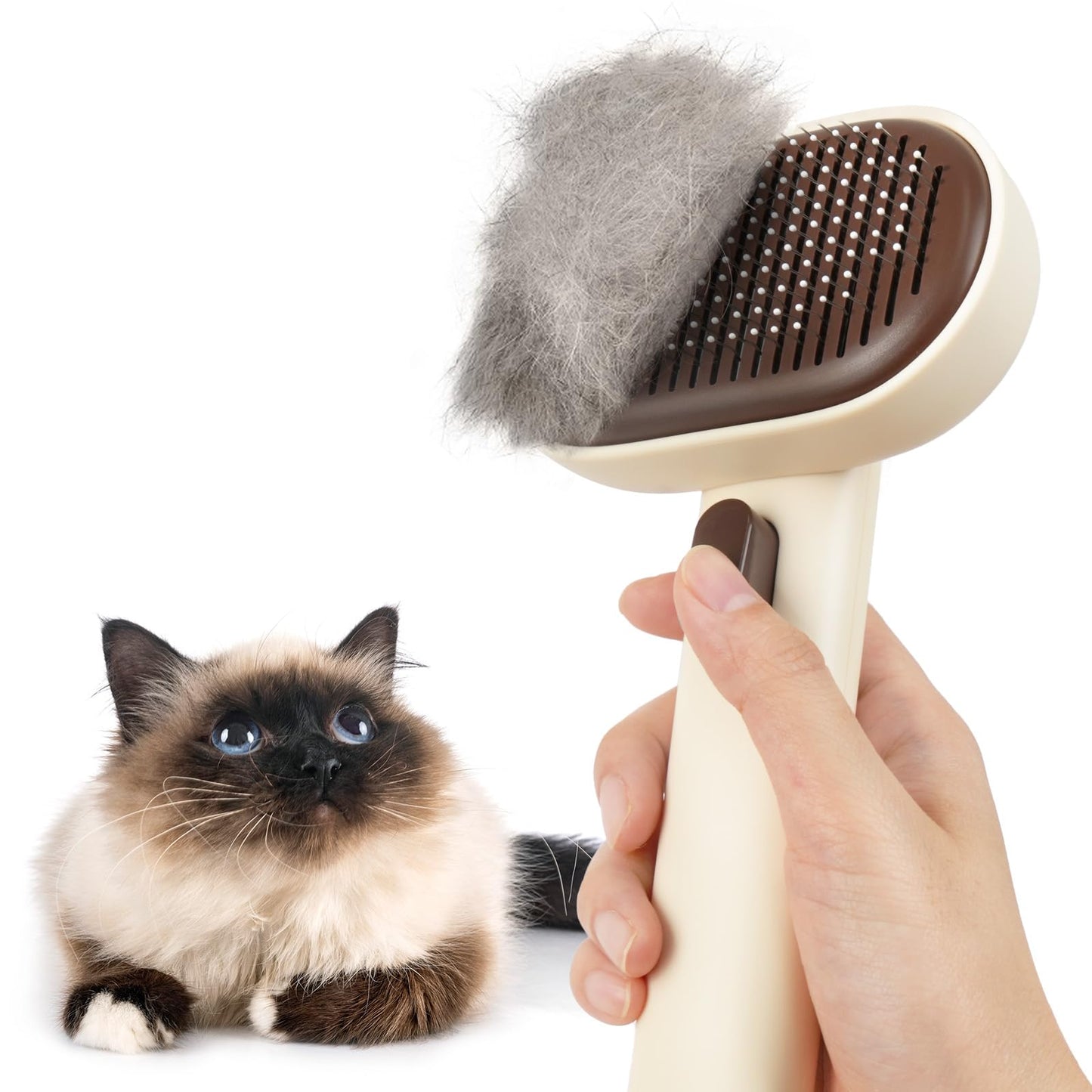 Cat Deshedding Brush for Long & Short Hair