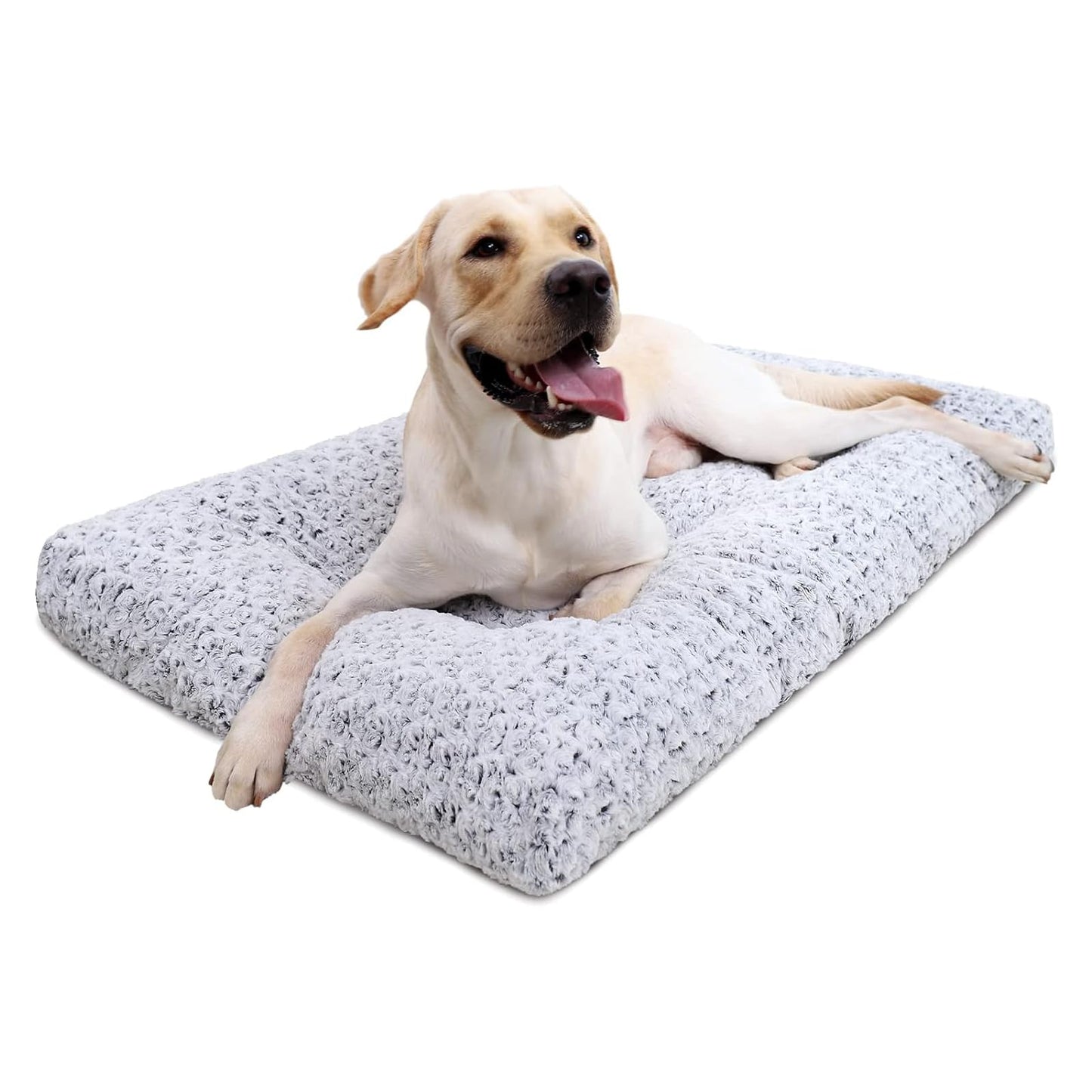 Washable Plush Dog Crate Bed & Pet Mat
