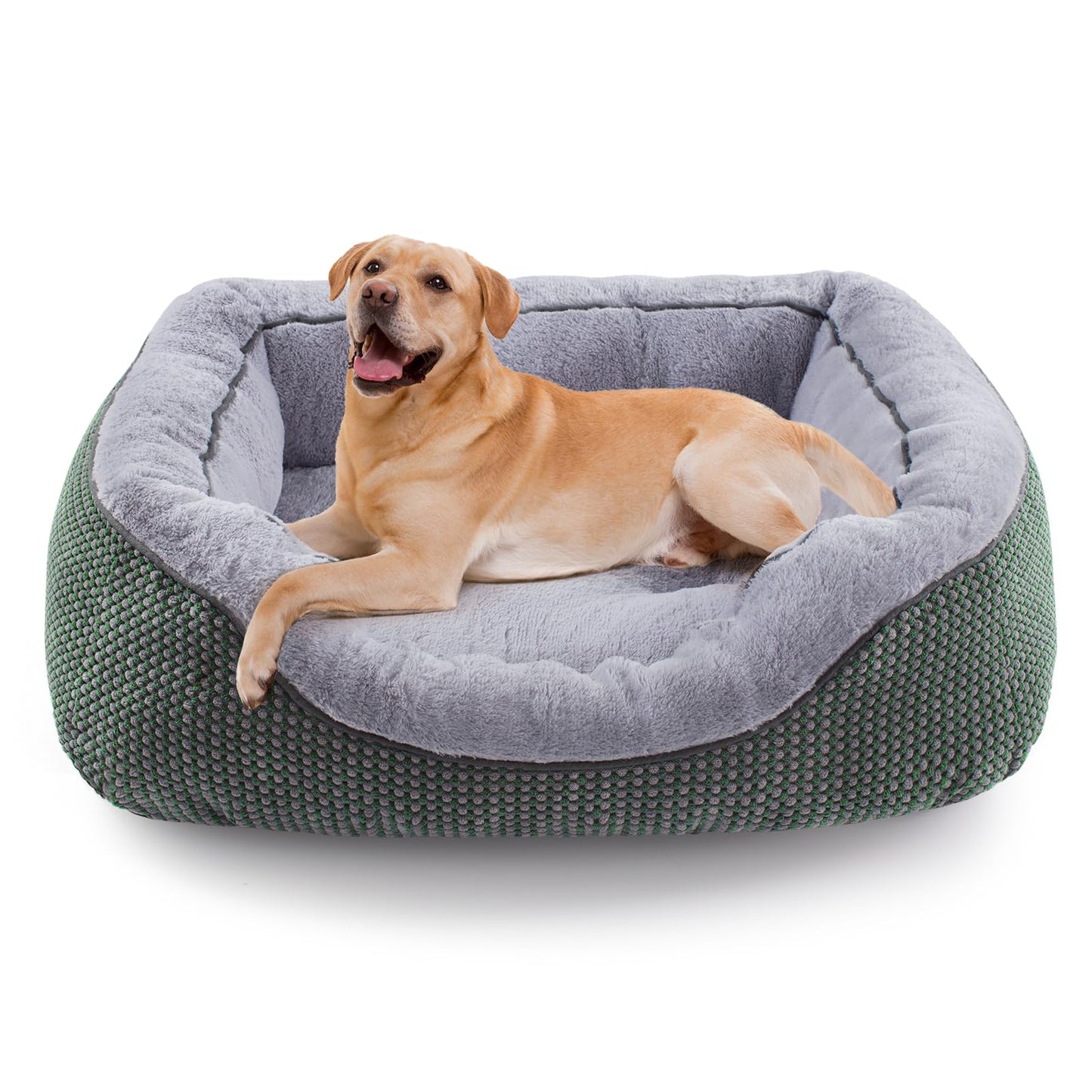 Orthopedic Calming Dog Bed with Anti-Slip Bottom