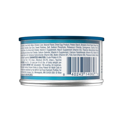 Natural Flaked Wet Cat Food for Daily Nutrition