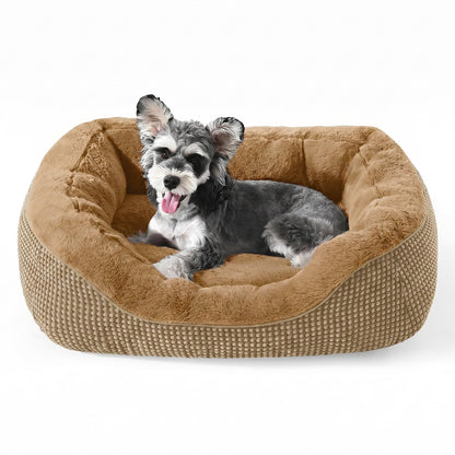 Orthopedic Calming Dog Bed with Anti-Slip Bottom
