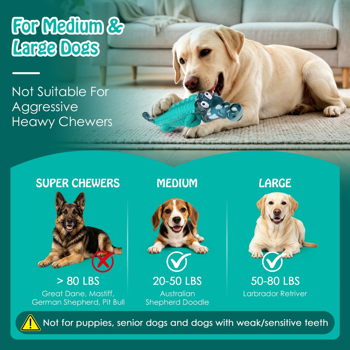 Tough Dog Chew Toy for Aggressive Chewers