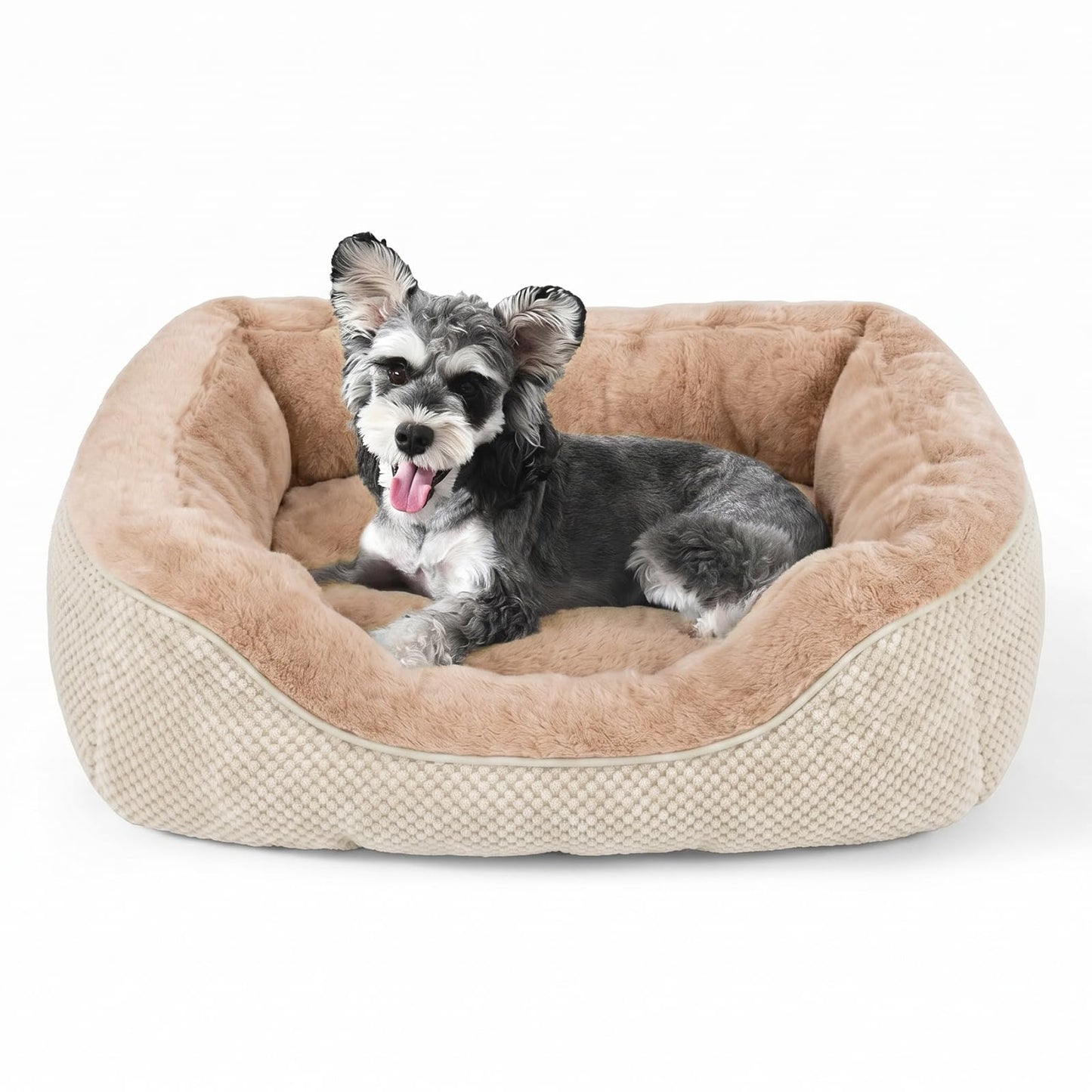 Orthopedic Calming Dog Bed with Anti-Slip Bottom