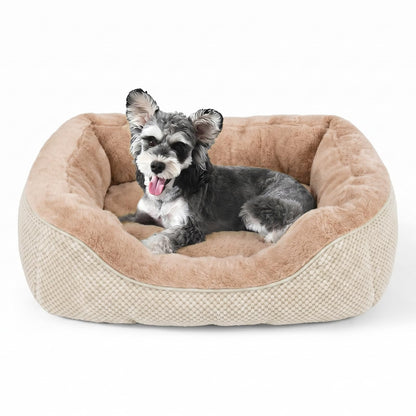 Orthopedic Calming Dog Bed with Anti-Slip Bottom
