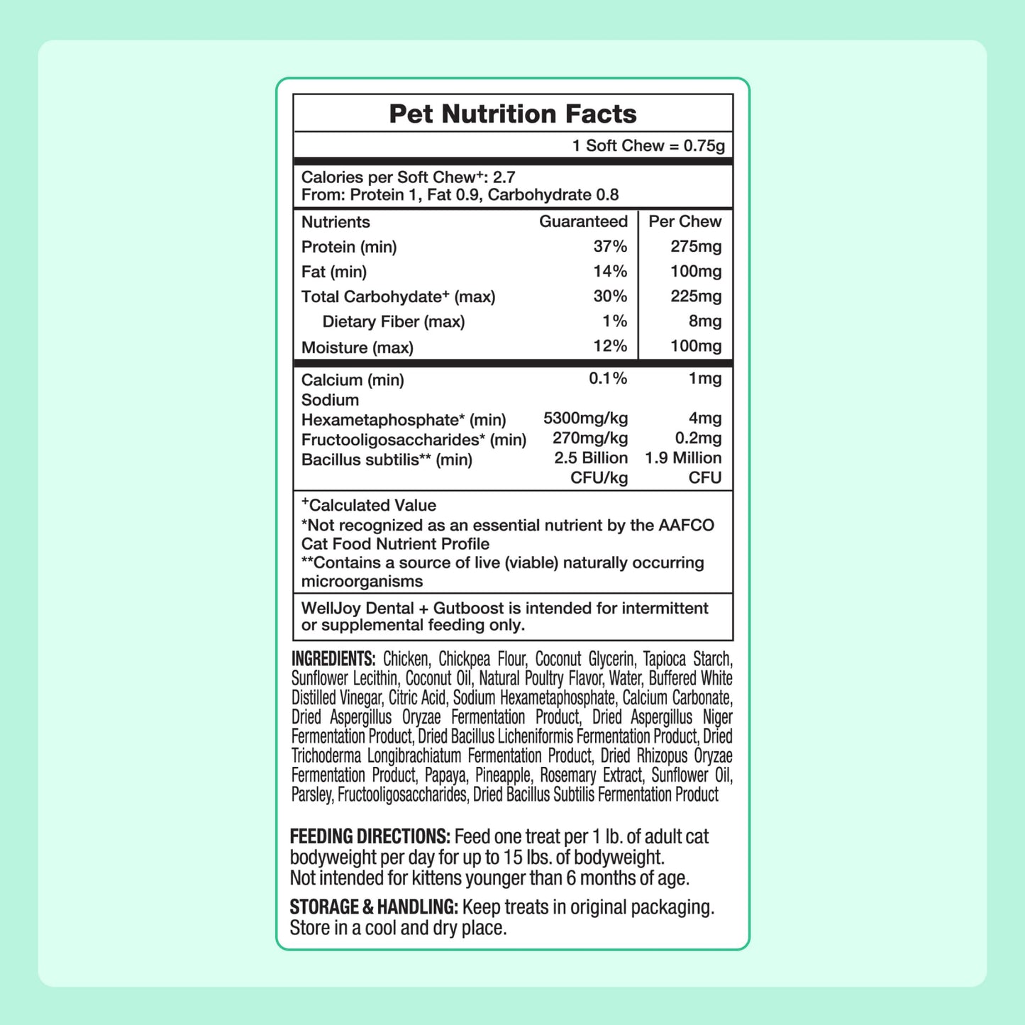 Chicken Cat Treats for Skin, Coat & Gut Health