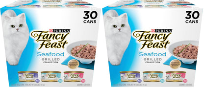 Grilled Seafood Wet Cat Food Variety Pack