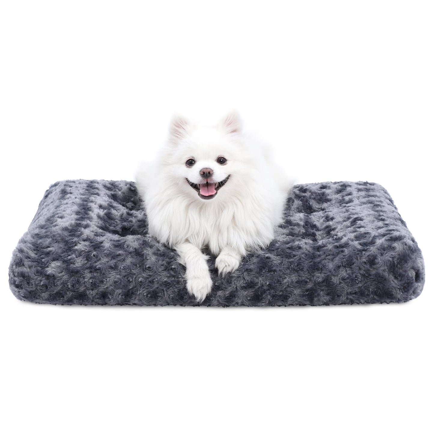 Washable Plush Dog Crate Bed & Pet Mat