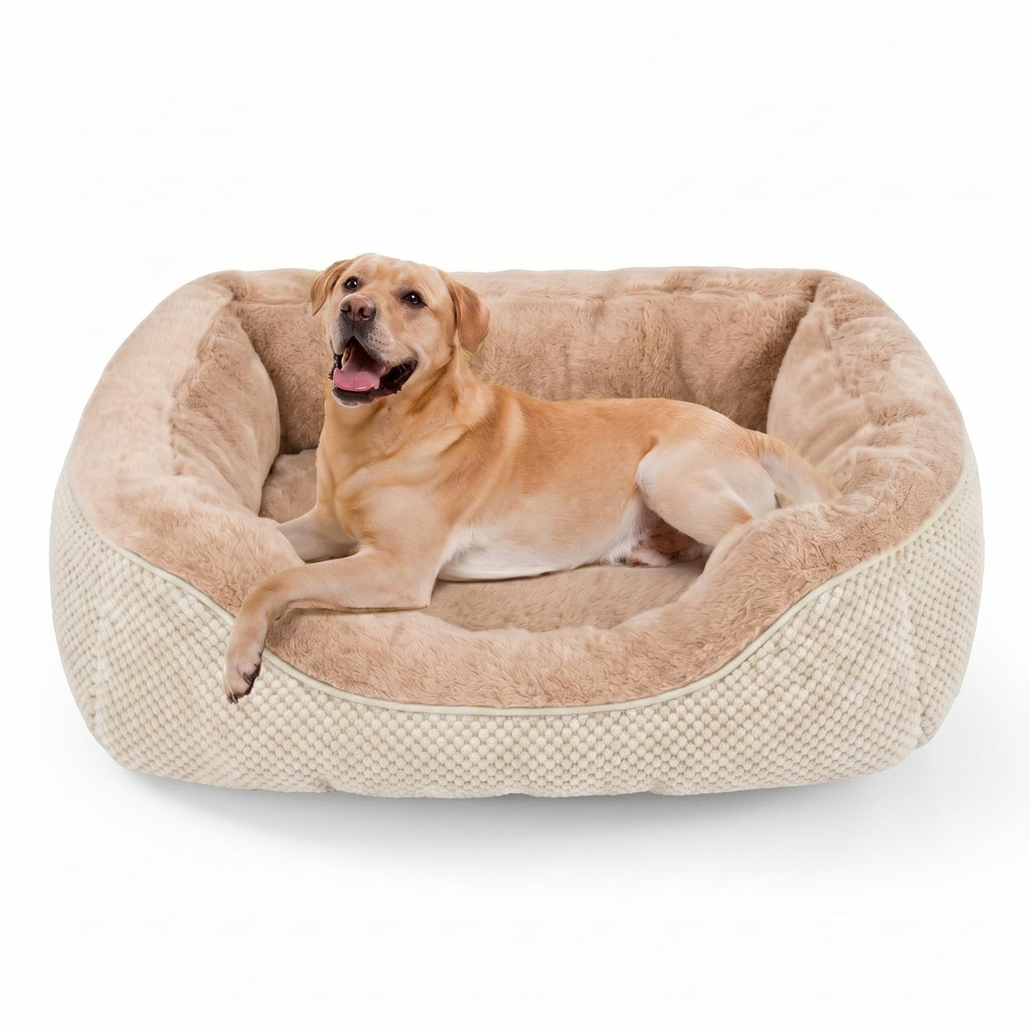 Orthopedic Calming Dog Bed with Anti-Slip Bottom