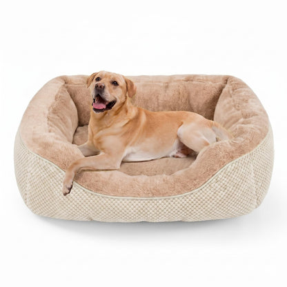 Orthopedic Calming Dog Bed with Anti-Slip Bottom