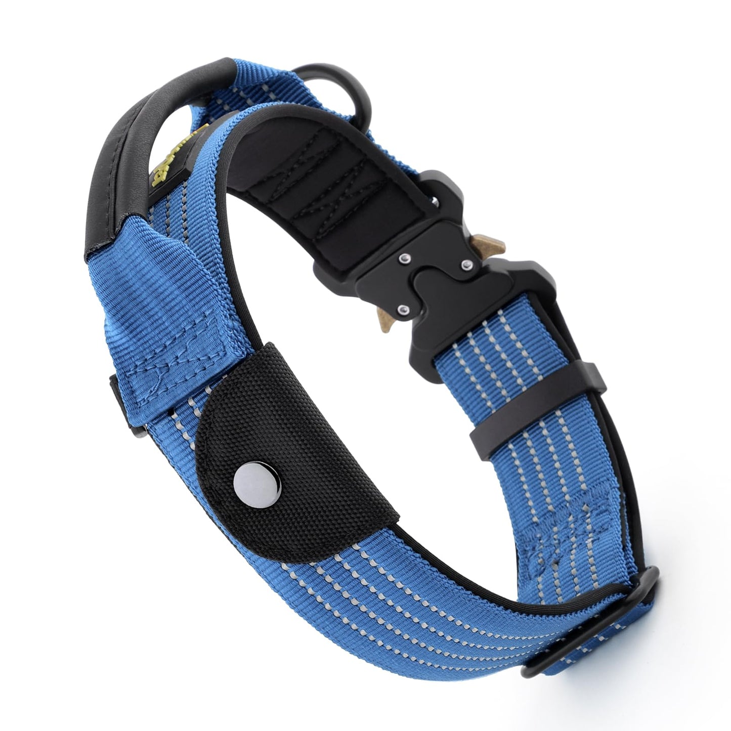 Tactical Dog Collar with AirTag Pocket