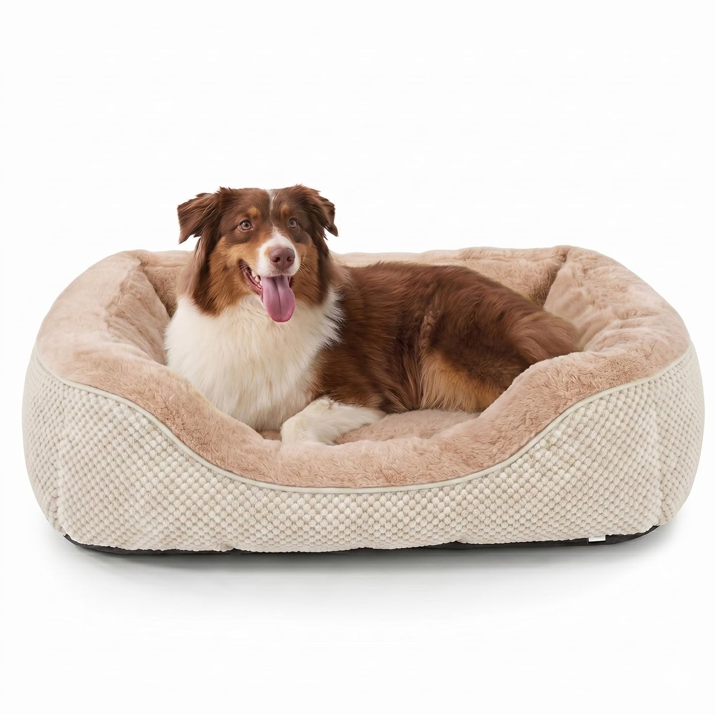 Orthopedic Calming Dog Bed with Anti-Slip Bottom