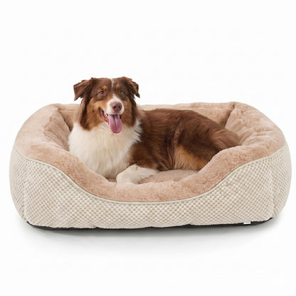 Orthopedic Calming Dog Bed with Anti-Slip Bottom