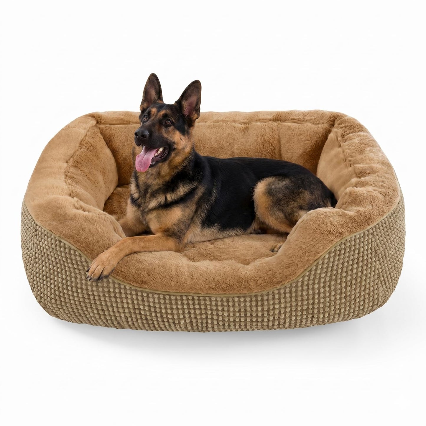 Orthopedic Calming Dog Bed with Anti-Slip Bottom