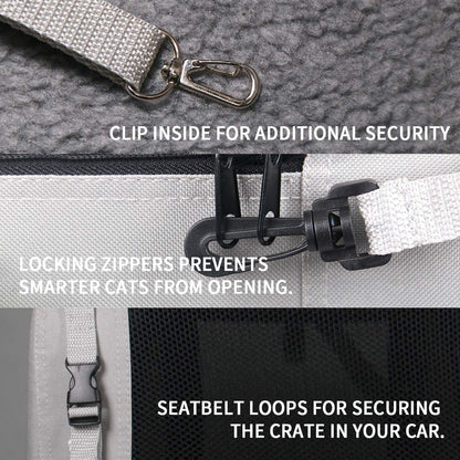 Extra-Large Soft-Sided Pet Carrier, Foldable