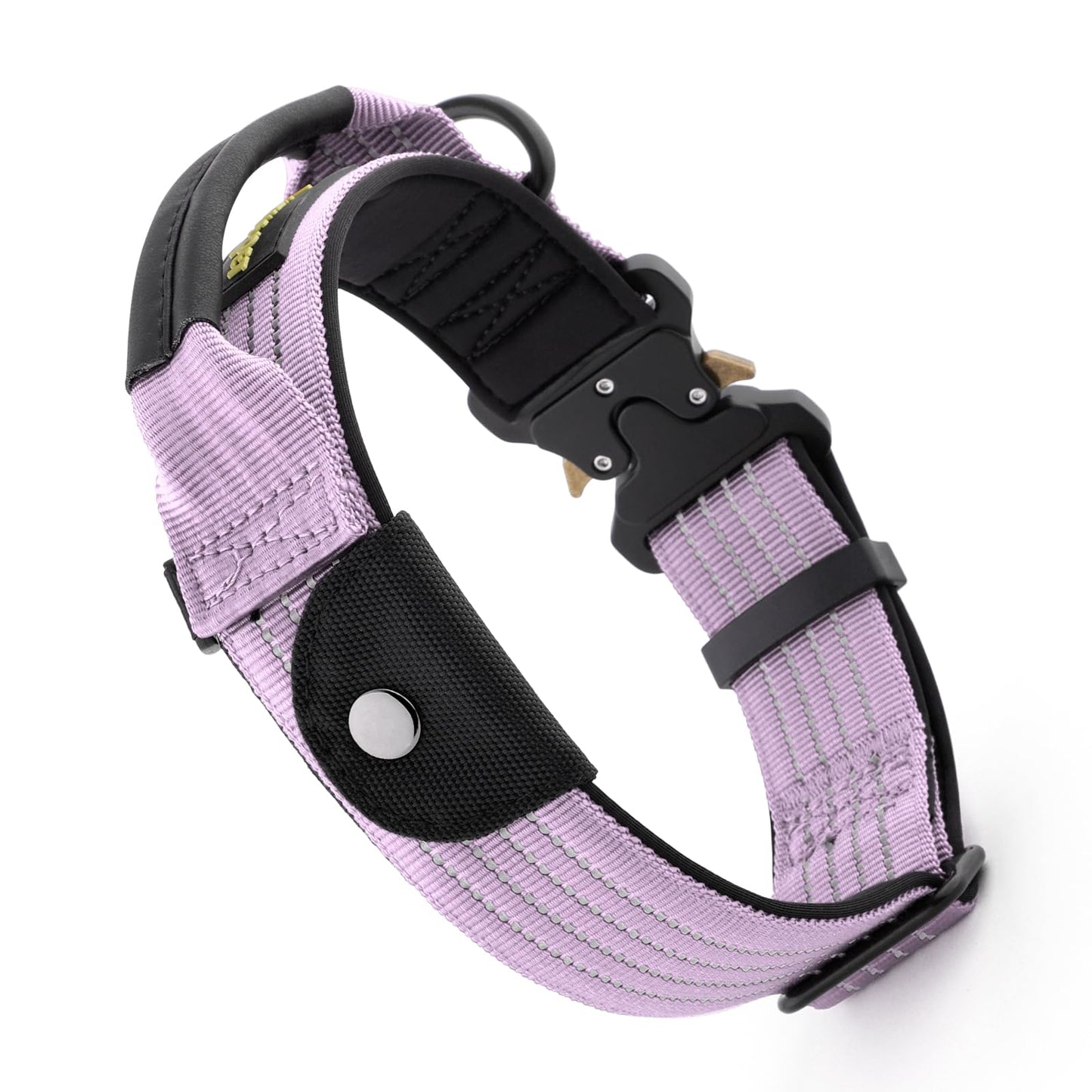 Tactical Dog Collar with AirTag Pocket