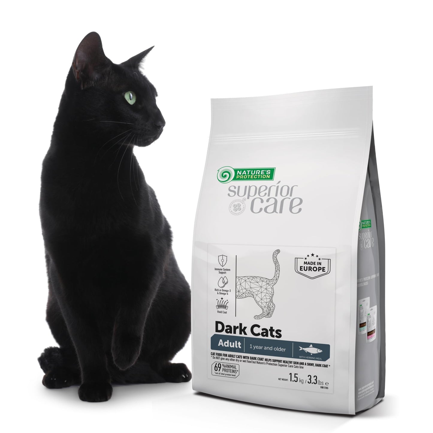 Grain-Free Dry Cat Food with Herring