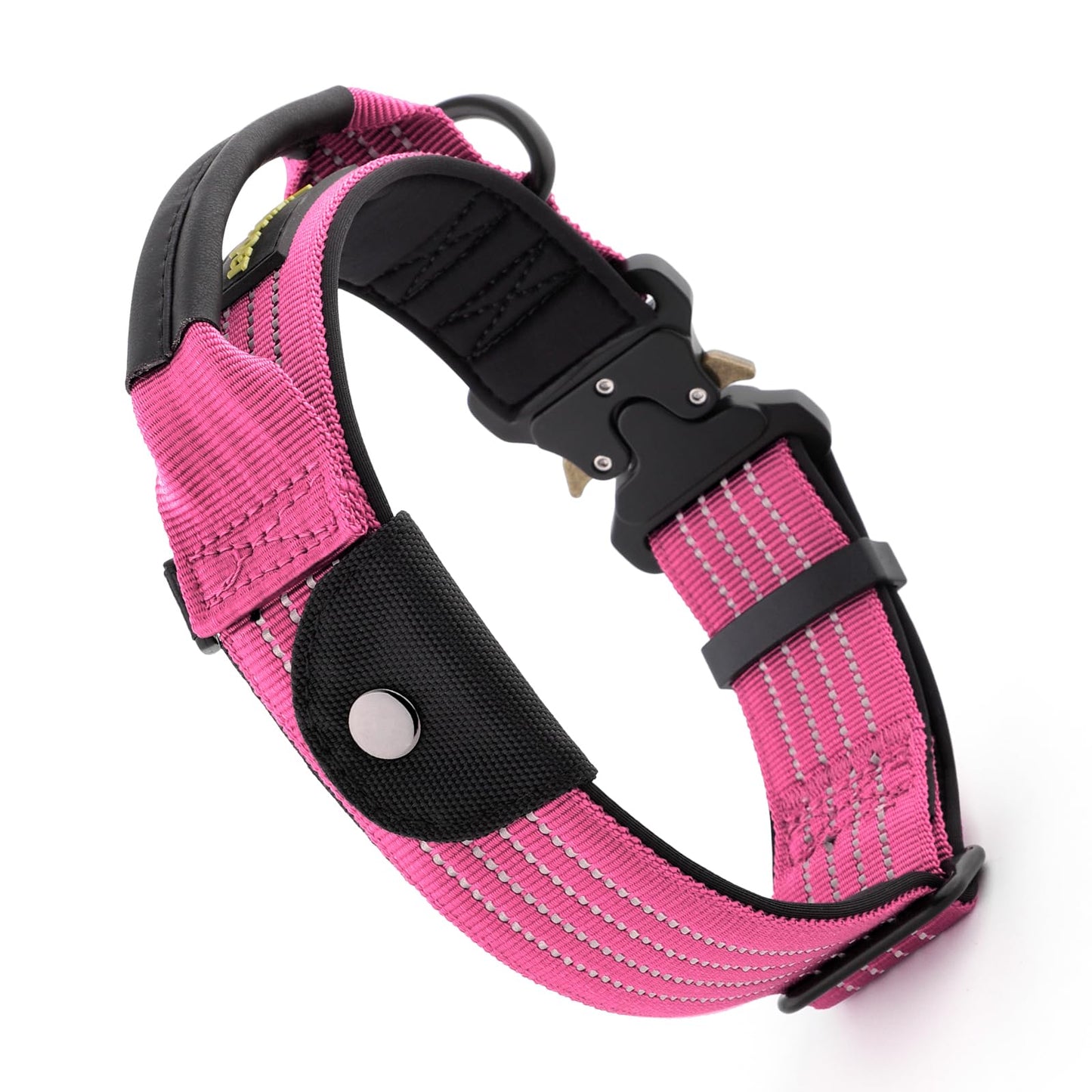 Tactical Dog Collar with AirTag Pocket