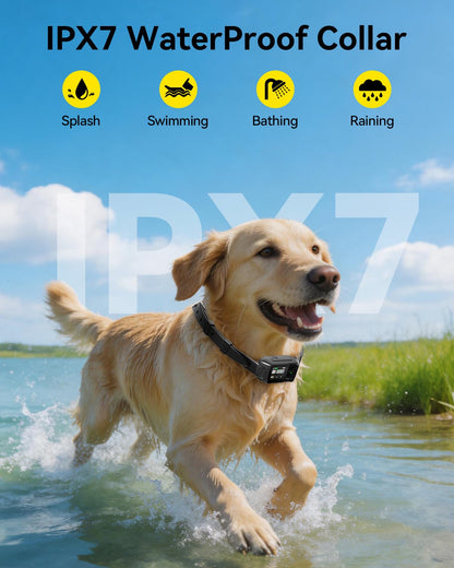 Wireless GPS Dog Fence Collar with Custom Boundary