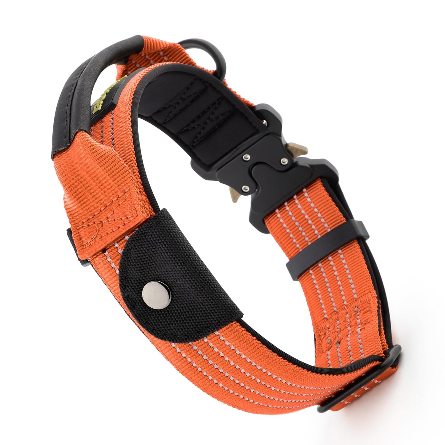 Tactical Dog Collar with AirTag Pocket
