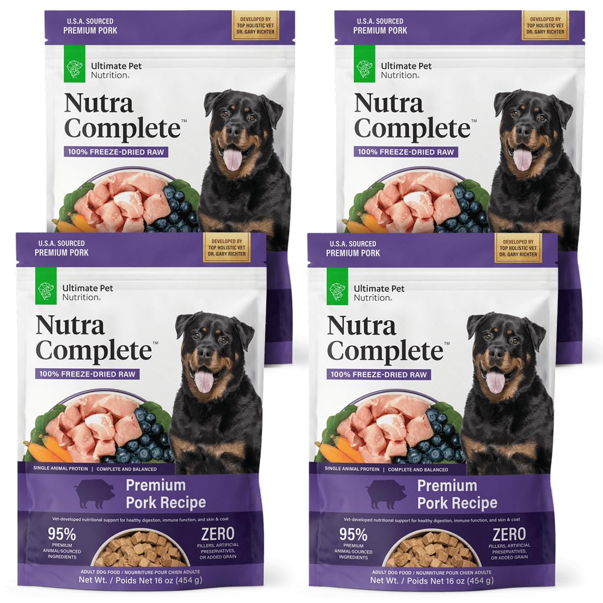 Freeze-Dried Raw Dog Food with Prebiotics
