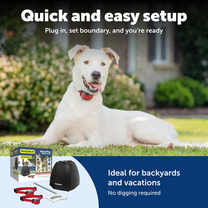 Wireless Dog Fence with Rechargeable Training Collar